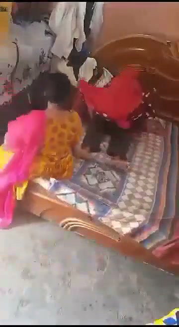 Two aunty enjoying with lover