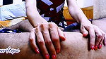 She Gives A Perfect Massage For My BBC With Oil