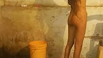 Girl after taken bath
