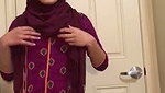 Indian Hijabi Girl Showing boobs  ass