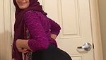 Indian Hijabi Girl Showing boobs  ass