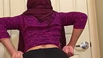 Indian Hijabi Girl Showing boobs  ass