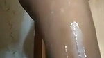 Girl taking bath