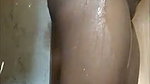 Girl taking bath