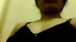 Mature aunty show her boobs in bathroom