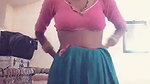 Aunty undress her clothes and show