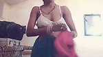 Aunty undress her clothes and show