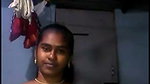 Tamil Aunty pressing and rubing her boobs