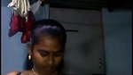 Tamil Aunty pressing and rubing her boobs