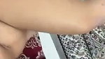 Chubby babe showing her boobs and ass