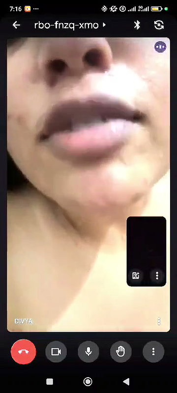 Hot sexy girl showing on vc