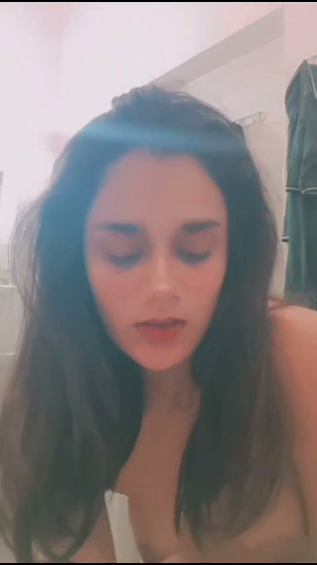 Beautiful sexy girl fingering and dancing