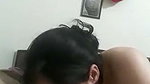 Mature aunty giving Blowjob
