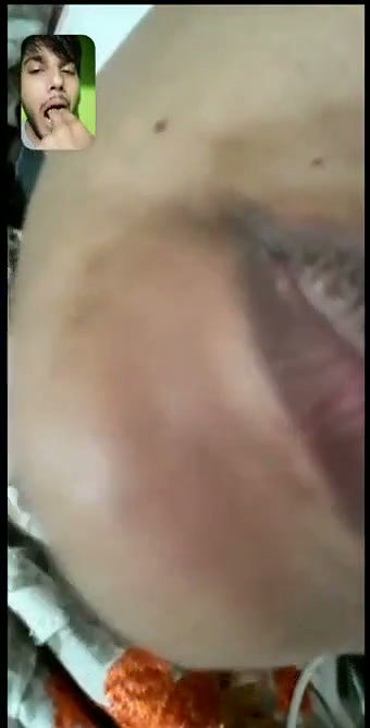 Girl show her boobs on video call