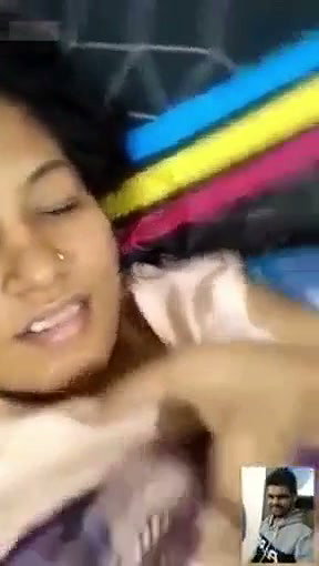 Girl showing her boobs on vc