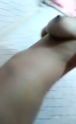 Girl showing her sexy figure in bathroom