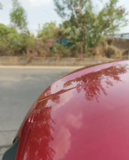 Sexy sweet girl show her sweet boobs beside the road