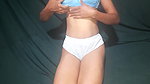 Sri Lanka Beautiful Girl Blue Bra Finger Masturbation