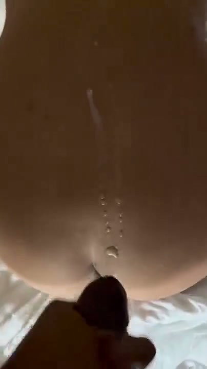 cum on ass after hj