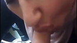 bj by hijabi girl inside car