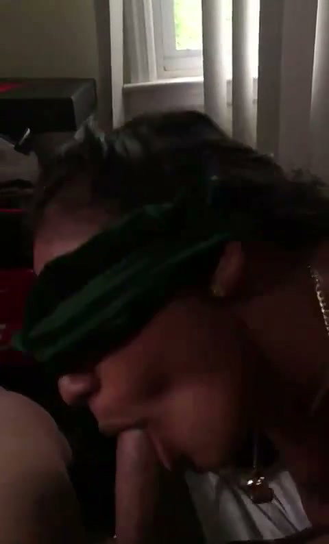blindfolded girl bj