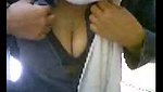 Encouraged Hot Indian Girl Flashes Tit in Public