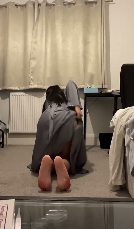 Paki babe removing panty and showing