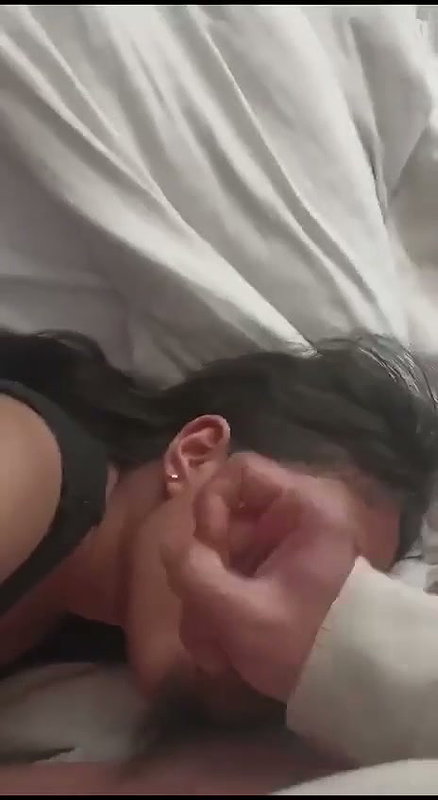 Nepali babe sucking and taking cum