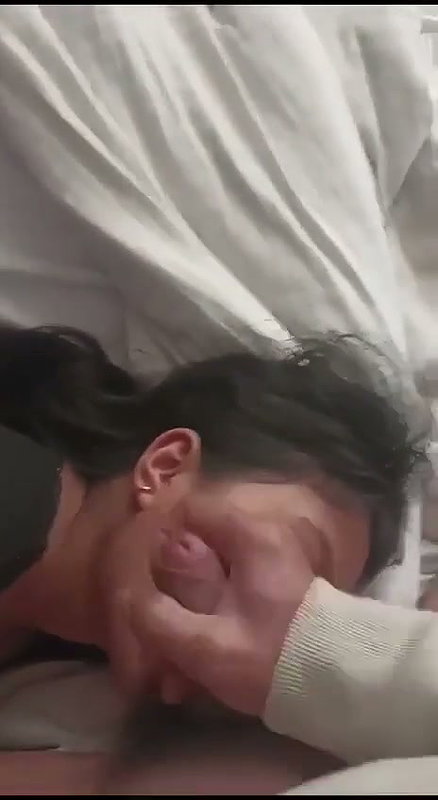 Nepali babe sucking and taking cum