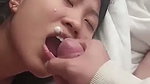 Nepali babe sucking and taking cum