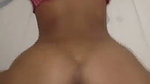 Babe fucked with bra on and cum