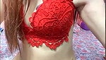 Husan e Malika red lingerie show