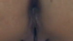 Aunty show her ass husband cum on it