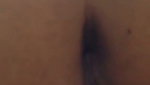 Aunty show her ass husband cum on it
