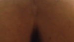 Aunty show her ass husband cum on it