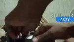 Village slim aunty show her boobs on live