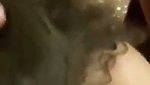 After bf birthday party girlfriend give her gift as Blowjob