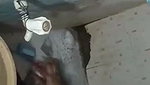 Bhabhi washing clothes naked