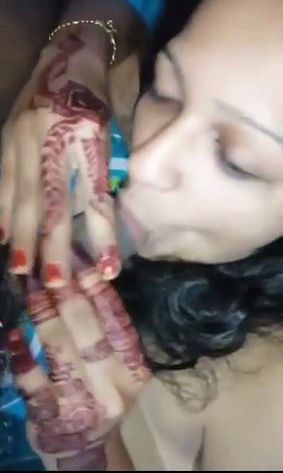 Newly married girl Blowjob her husband