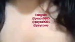 Sexy girl fingering show boobs on live