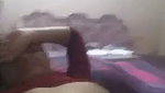 Sexy girl fingering pussy inside mosquito net