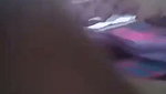 Sexy girl fingering pussy inside mosquito net