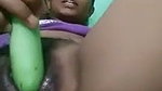 Slim Tamil girl rubing her pussy
