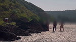 Sexy Indian Wife nude walking with two men