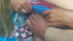 Aunty show boobs fuck in field
