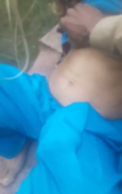 Aunty show boobs fuck in field