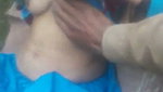 Aunty show boobs fuck in field