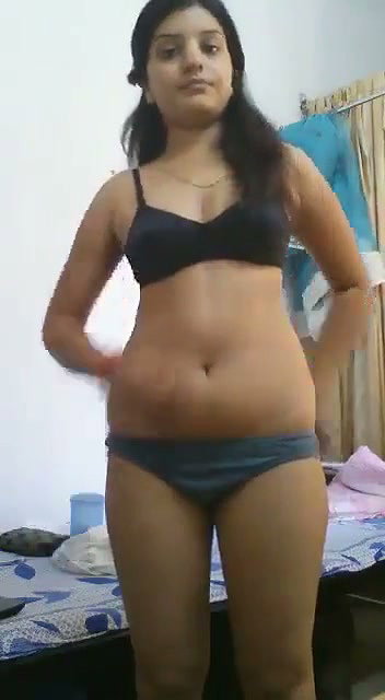Beautiful girl undress show her figure