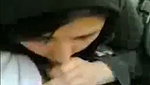 Muslim girl Blowjob in the car