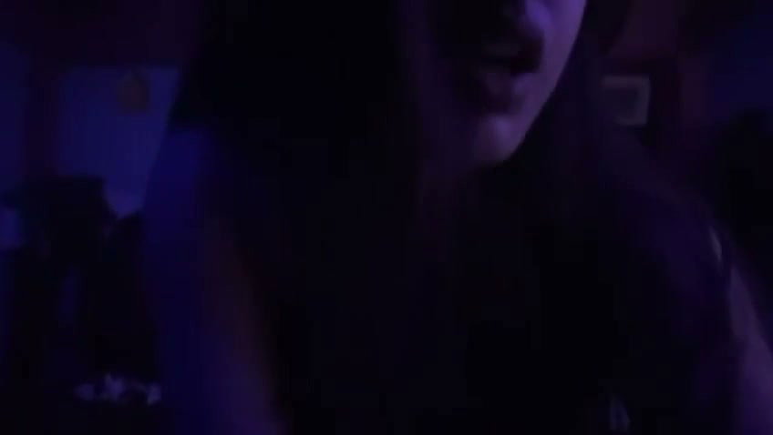 Naughty girl records her boobs for lover